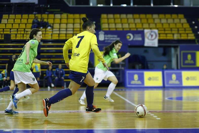 Imagen de un partido reciente del Preconte Telde (Foto TA)